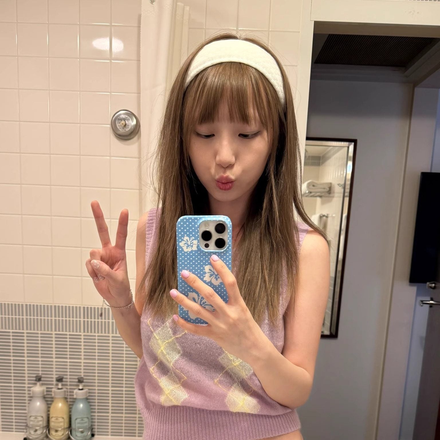 Creamery Pastel Retro Knit Hairband (4 colors)