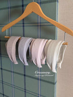 Creamery Heart Jacquard Knit Wide Hairband (4 colors)