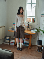 Velvet Lace Cutout Layered Cardigan Top