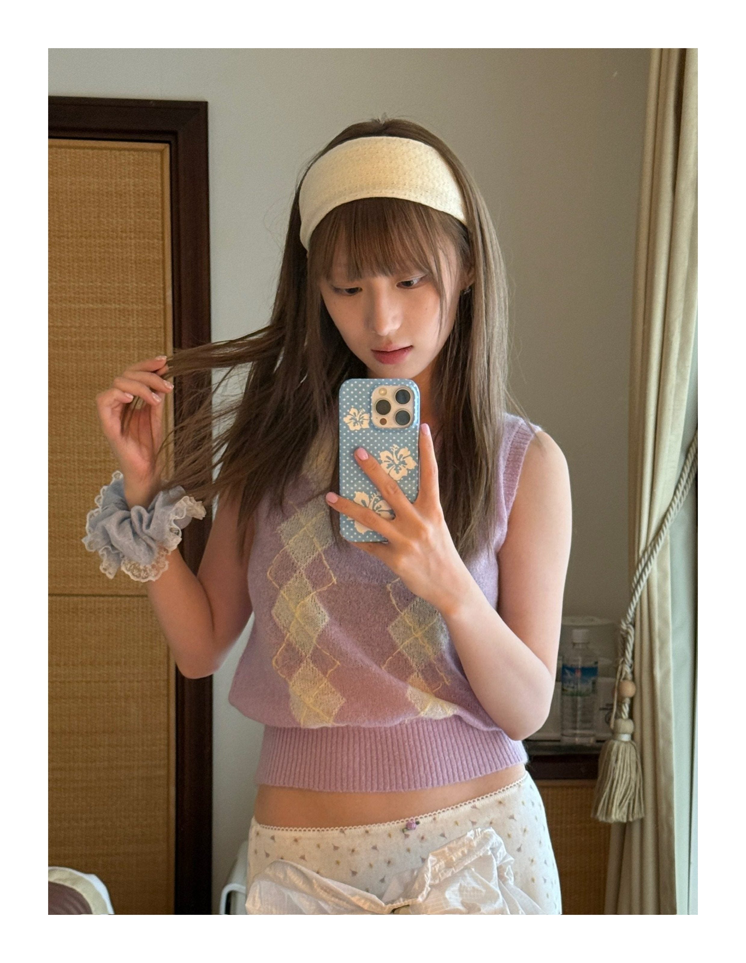 Creamery Pastel Retro Knit Hairband (4 colors)