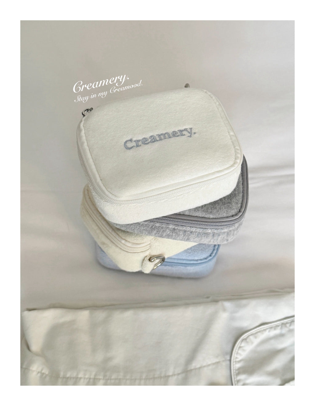 Creamery 파스텔 미니 주얼리 파우치