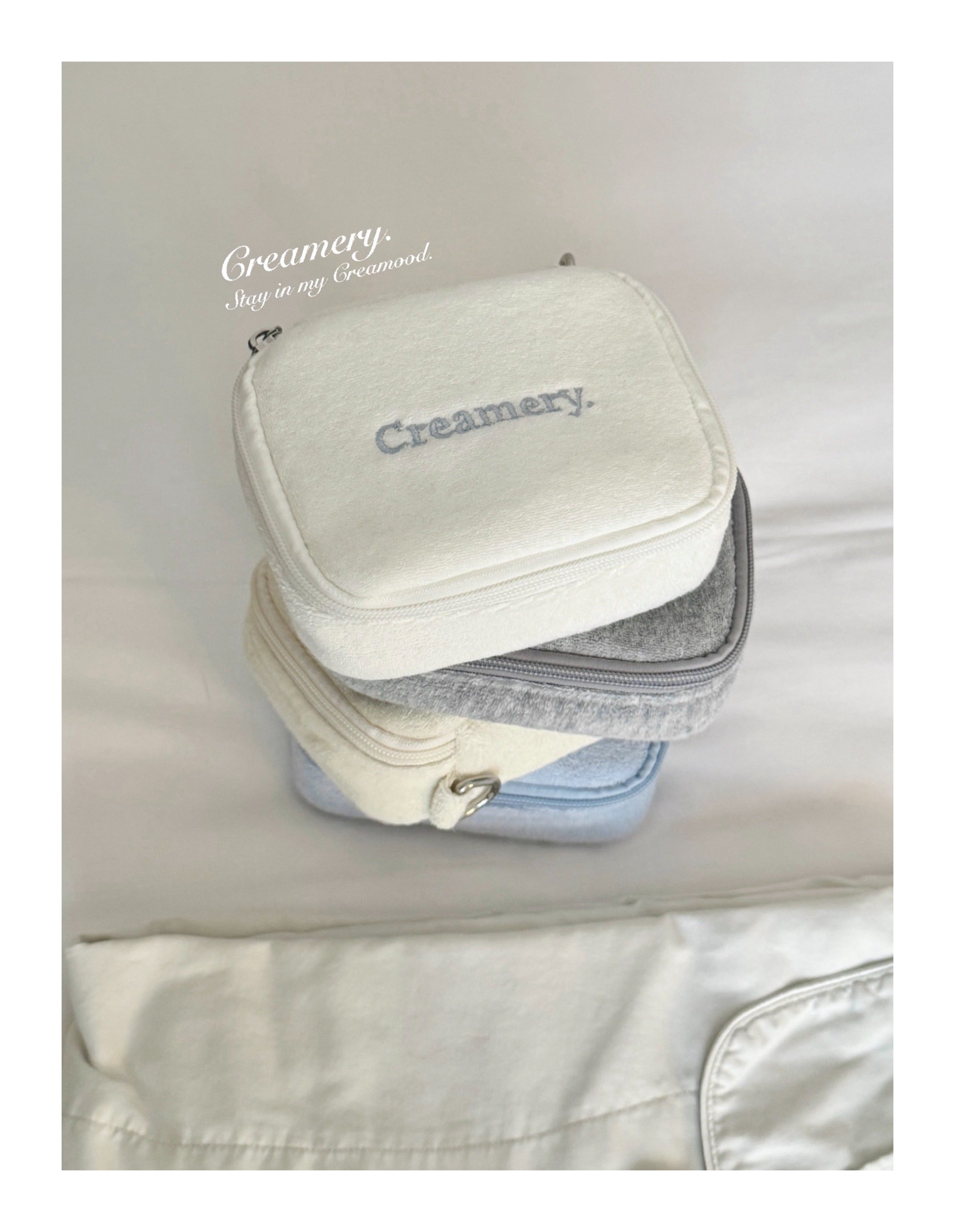 Creamery 파스텔 미니 주얼리 파우치