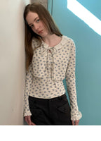 SOOMIE Floral Trim Camisole Top
