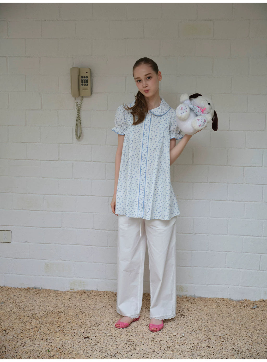 SOOMIE Floral Puff Sleeve Top