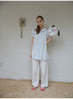 SOOMIE Floral Puff Sleeve Top
