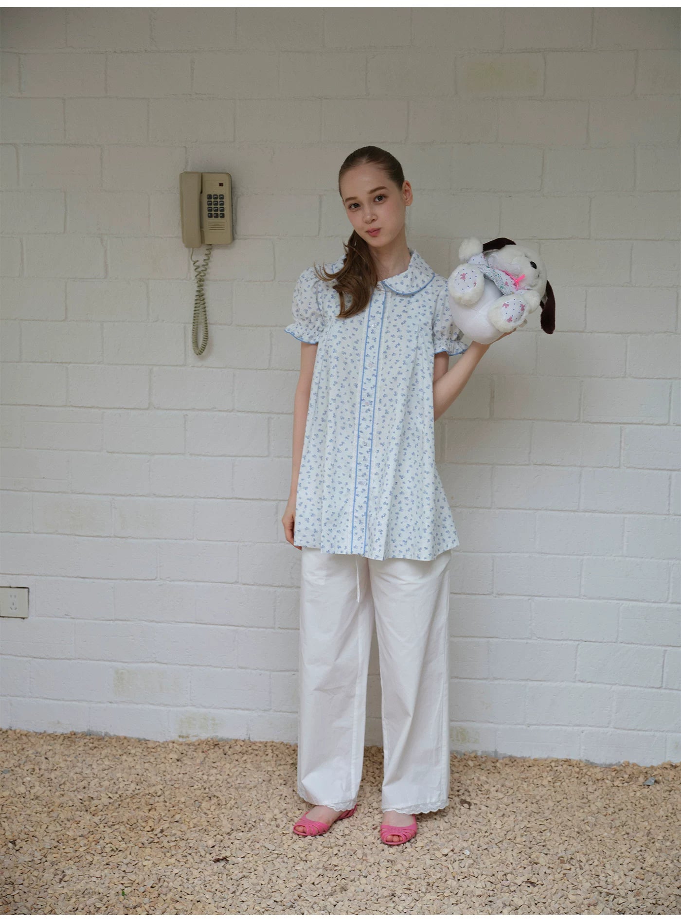 SOOMIE Floral Puff Sleeve Top