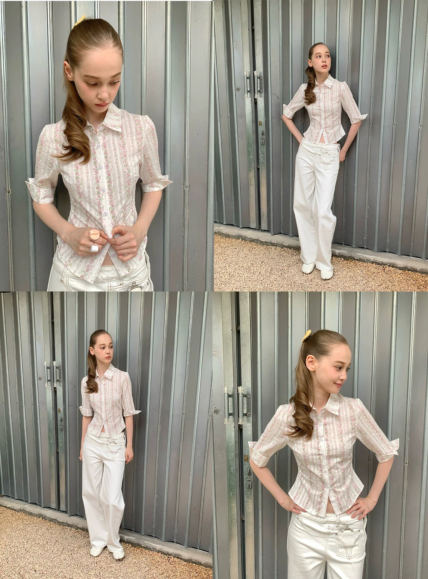 SOOMIE Vintage Floral Shirt