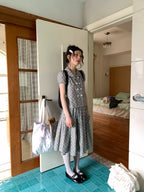 Black Plaid Shirt and Skirt