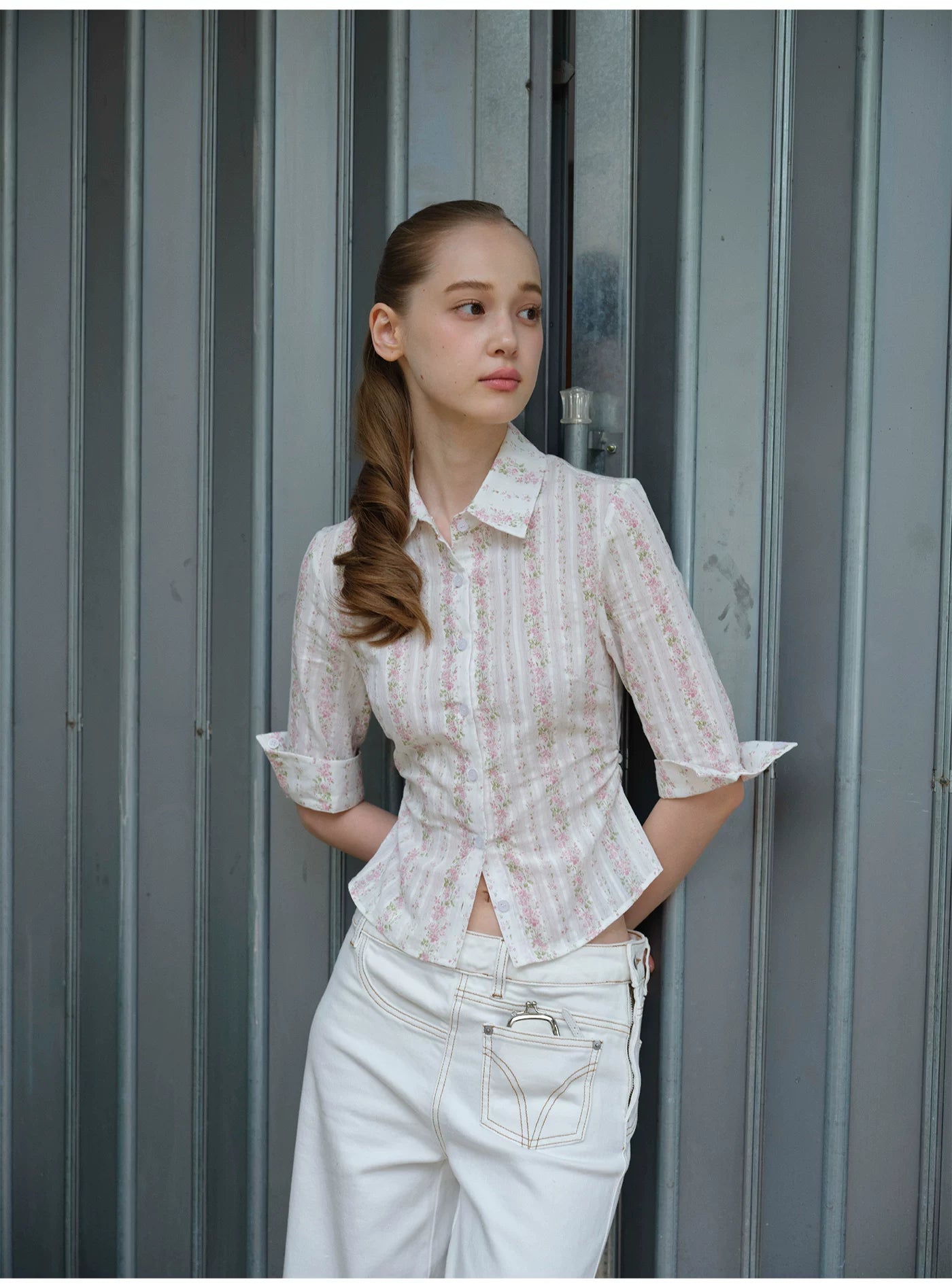 SOOMIE Vintage Floral Shirt