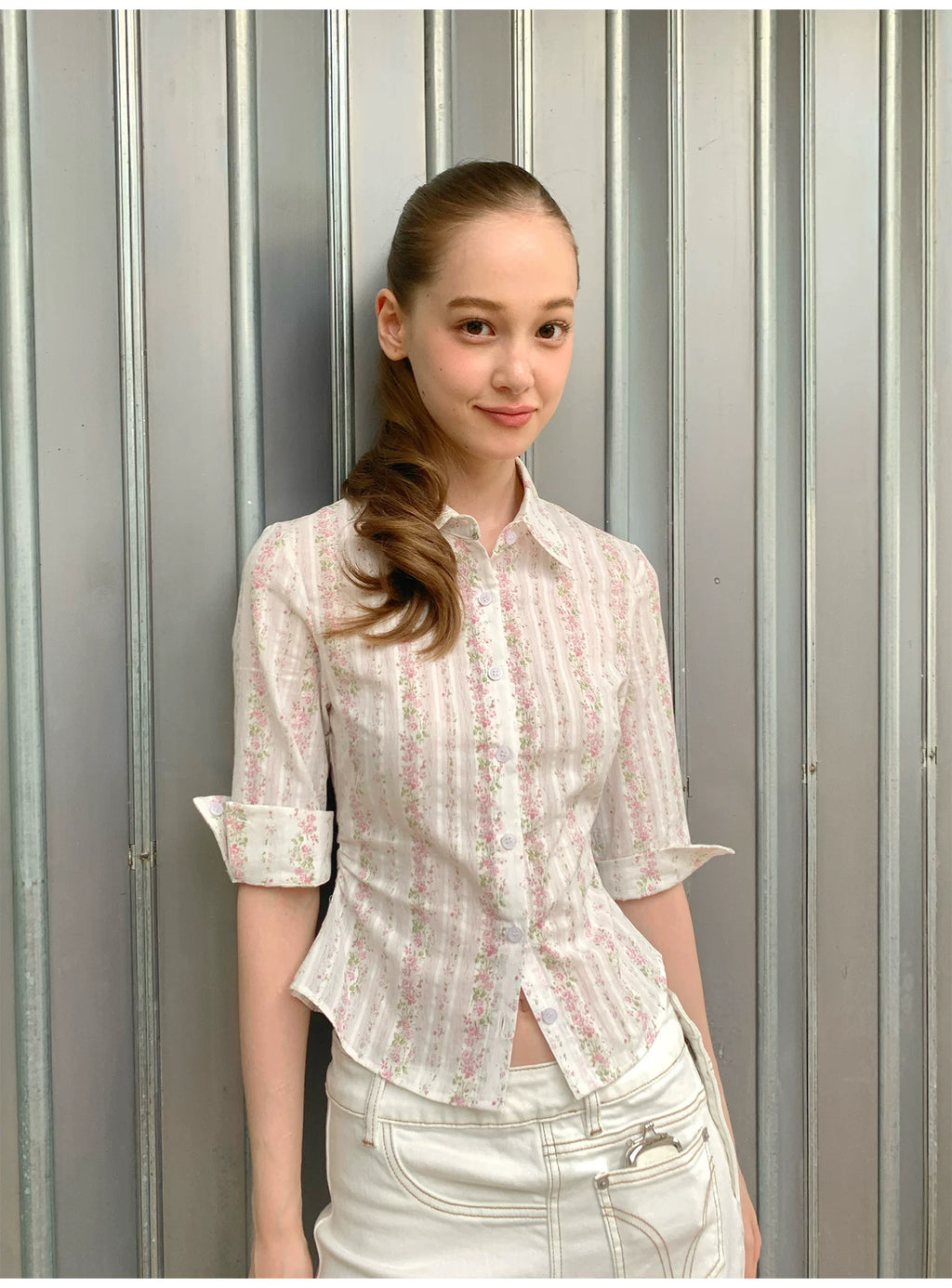 SOOMIE Vintage Floral Shirt