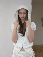 SOOMIE Floral Puff Sleeve Blouse