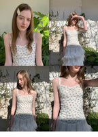 SOOMIE Floral Trim Camisole Top
