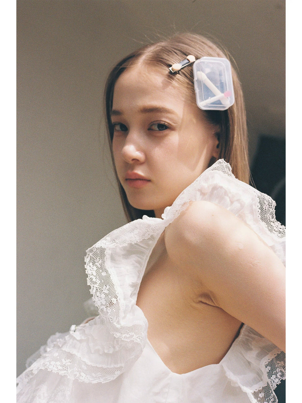 SOOMIE Floral Lace Crop Top