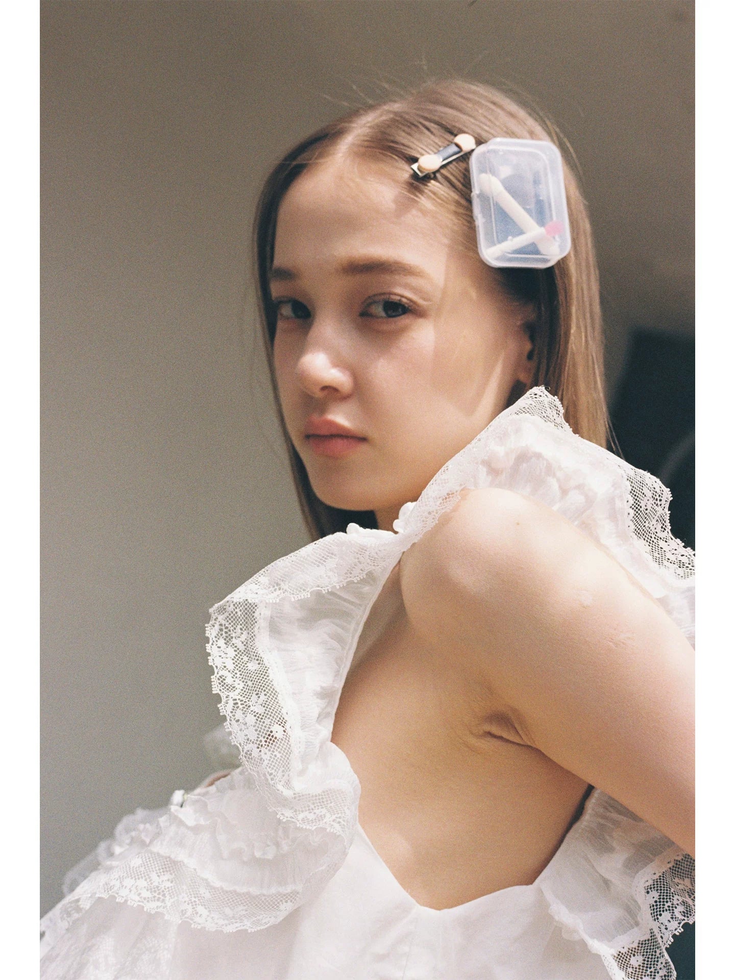 SOOMIE Floral Lace Crop Top