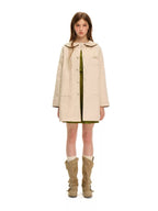 Reversible Floral Trench Coat