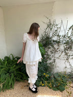SOOMIE Cotton Lace Tank Top
