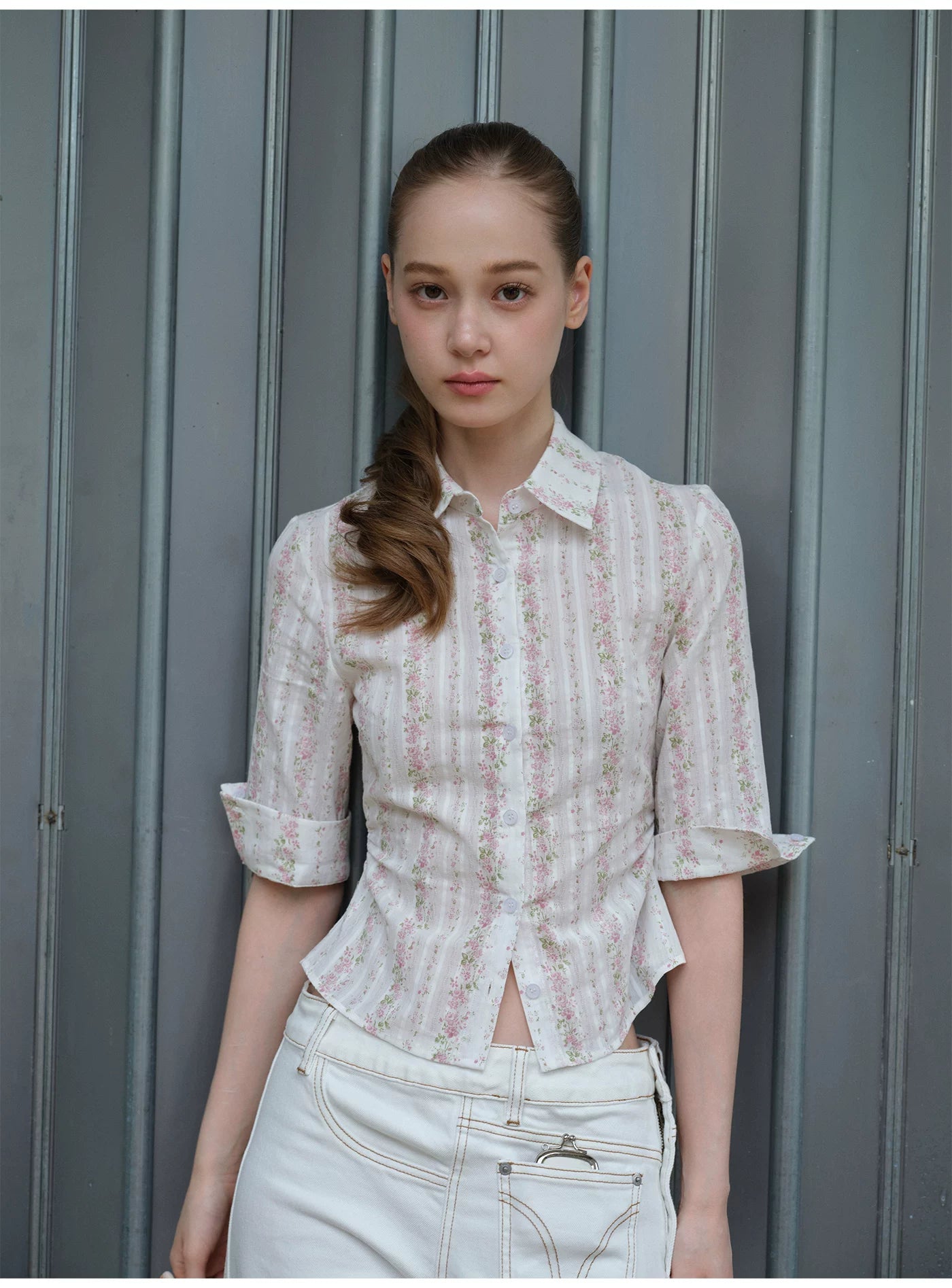 SOOMIE Vintage Floral Shirt