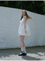 SOOMIE Floral Frill Sleeve Top