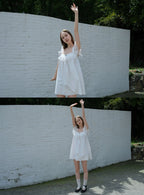 SOOMIE Floral Frill Sleeve Top