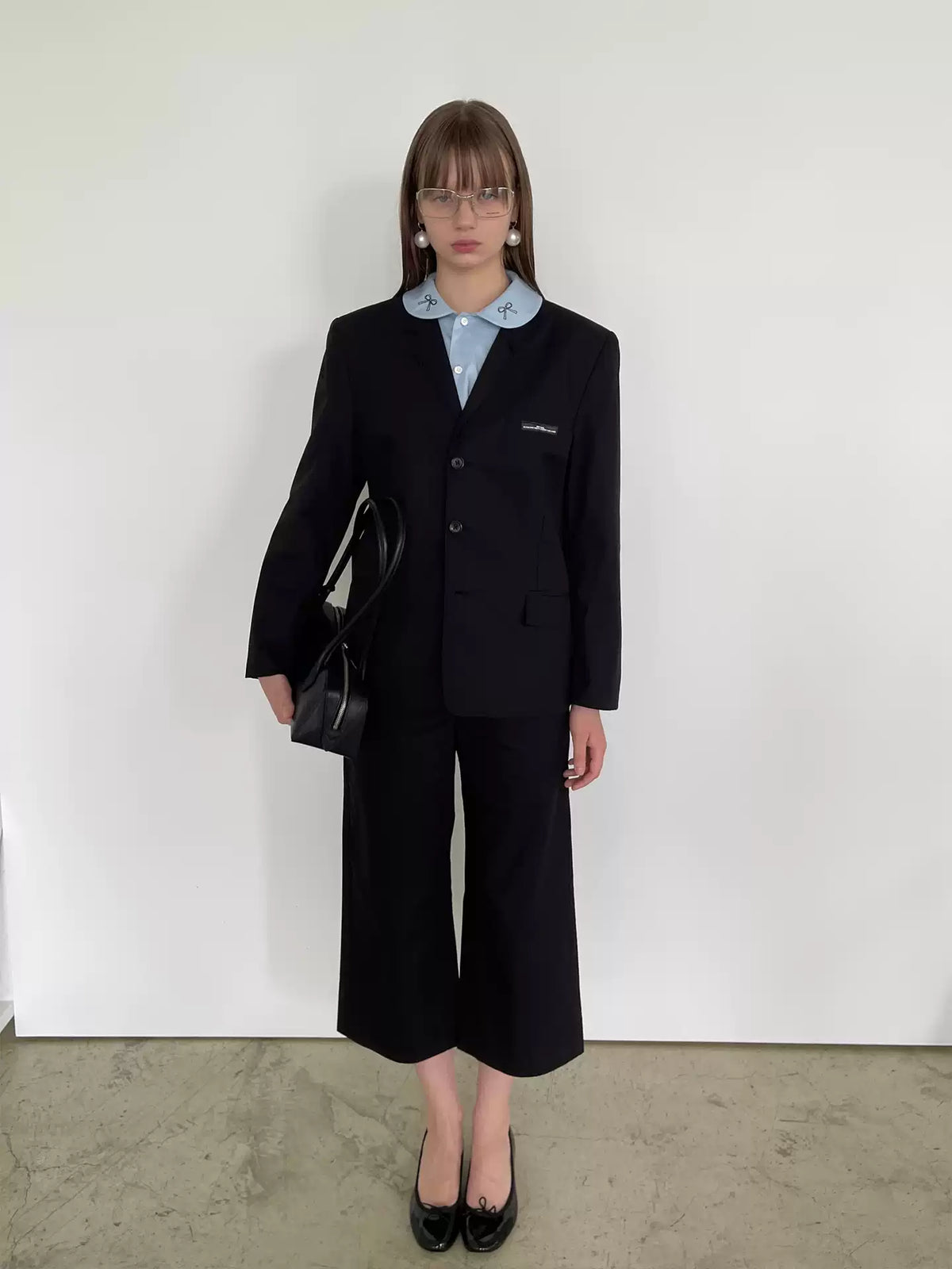 Blue Peter Pan Collar Shirt