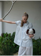 SOOMIE Floral Puff Sleeve Top