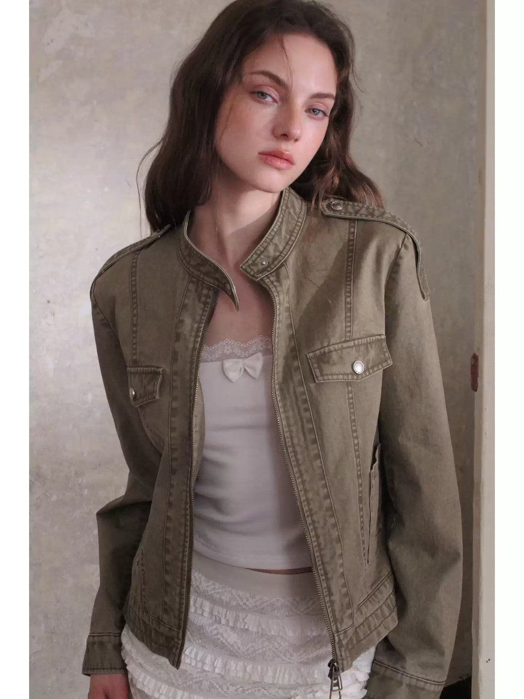 Vintage Washed Utility Jacket