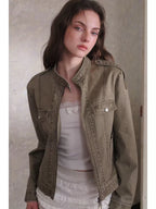 Vintage Washed Utility Jacket