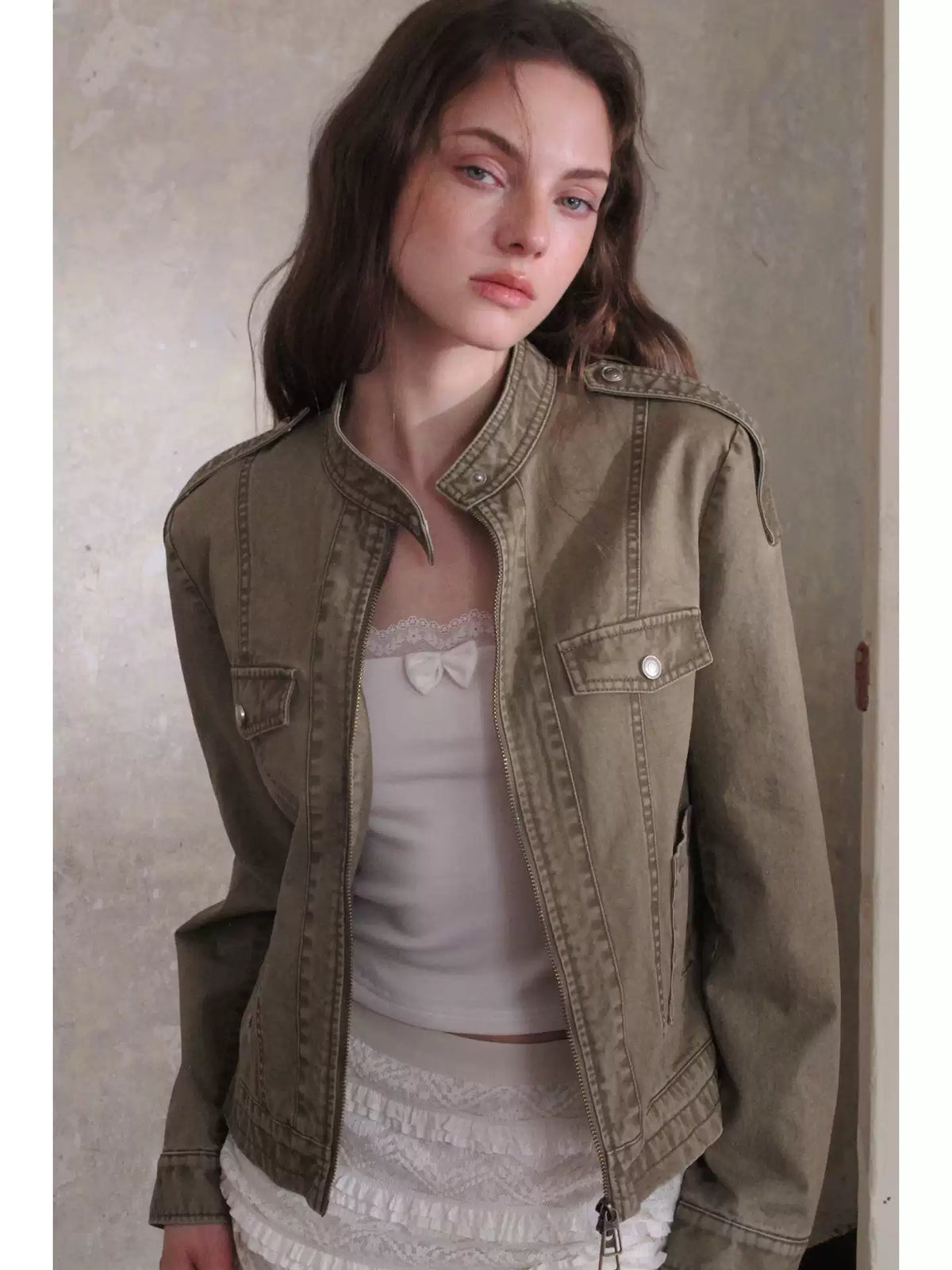Vintage Washed Utility Jacket