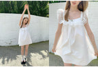 SOOMIE Floral Frill Sleeve Top