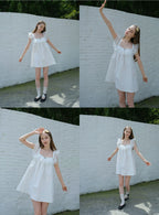SOOMIE Floral Frill Sleeve Top