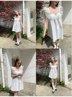 SOOMIE Floral Frill Sleeve Top