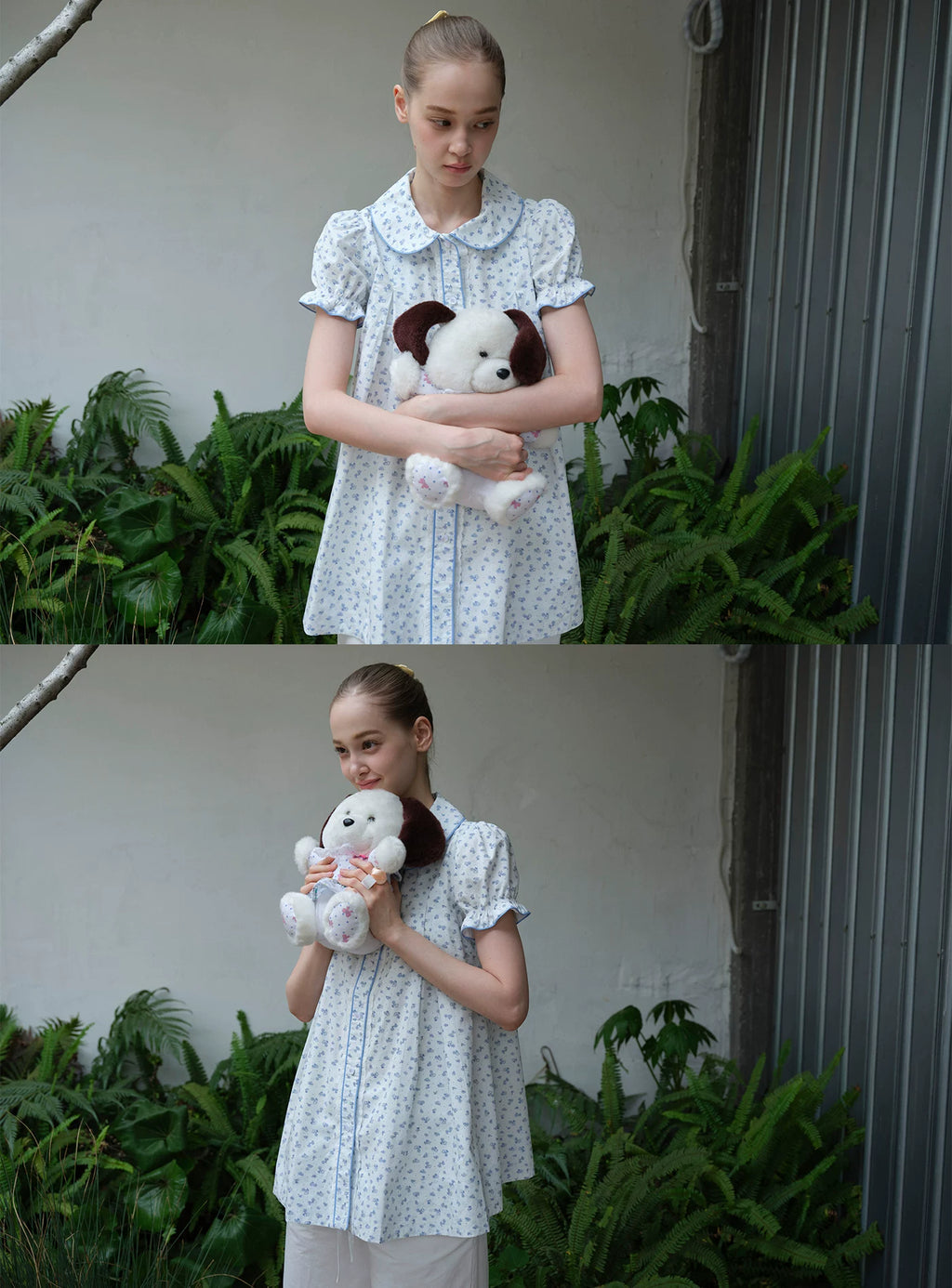 SOOMIE Floral Puff Sleeve Top