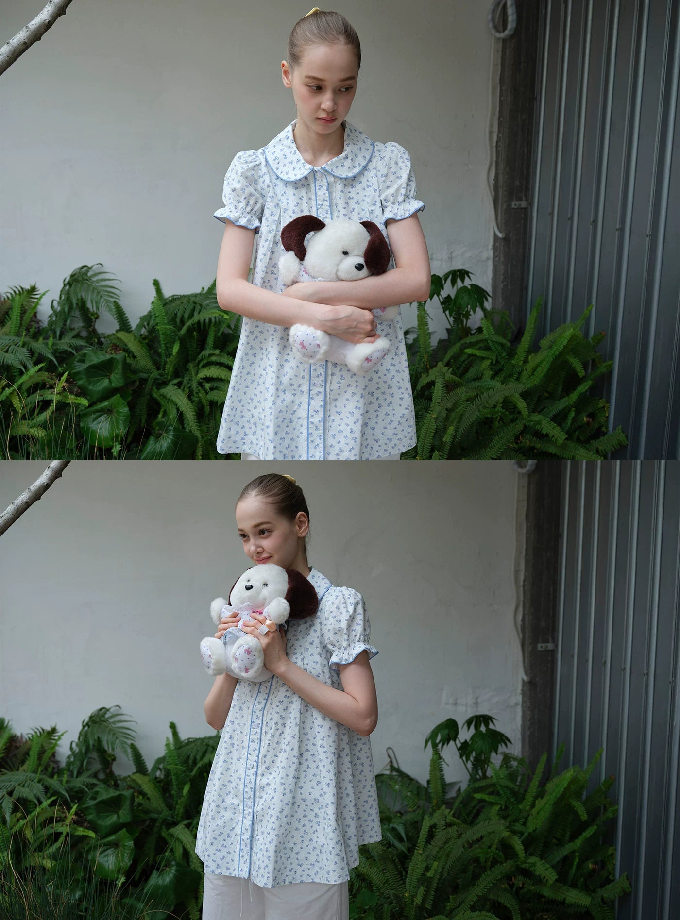 SOOMIE Floral Puff Sleeve Top